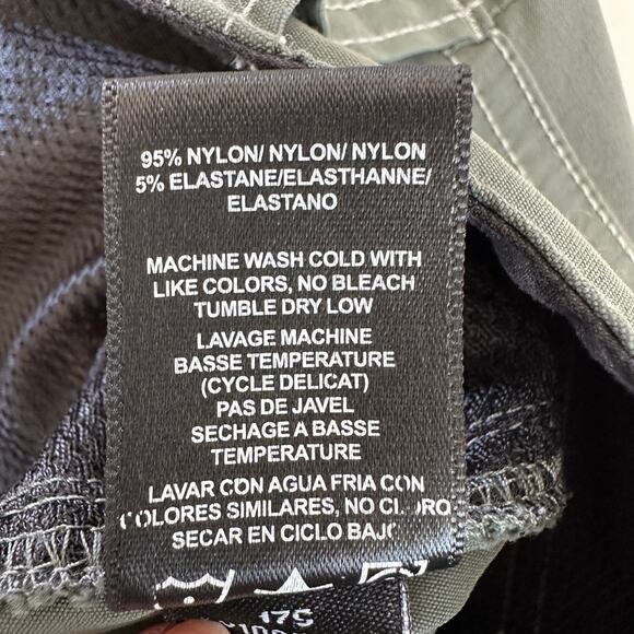 Kuhl Kliffside Air Roll-Up Convertible Shorts Women 6 Olive Green Hiking - Picture 6 of 7